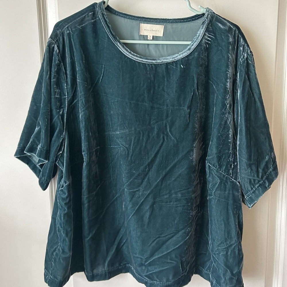 Velour 1x Cropped Shirt